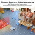 thumbnail image 4 of Roborock Q8 Max Robot Vacuum and Mop with Obstacle Avoidance, LiDAR Navigation, 5500Pa Suction Power, and App Control(White), 4 of 12