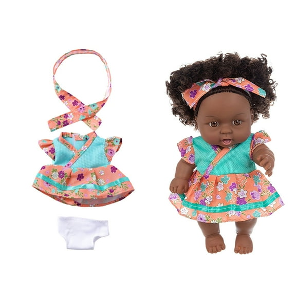ToyKingdee 1 Set 8-inch Doll Clothing, Suspender Pants, Doll Flower Skirt Clothing