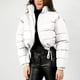 thumbnail image 5 of Ailaofu Women's Puffer Stand Collaraist Zipper Jackets Winter Warm Down Jacket Coat, 5 of 7