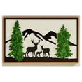 thumbnail image 4 of Deer Metal Art Moss Wall Decor, 4 of 7