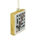 thumbnail image 3 of Northlight 3.5" Crossword Puzzle with Pencil Glass Christmas Ornament, 3 of 5