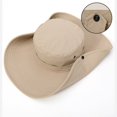 thumbnail image 3 of Bucket Hats with String ，Sun Protection Wide Brim Bucket Hat Waterproof Breathable，Hiking Fishing UV Sun Protection Unisex Boonie, 3 of 5