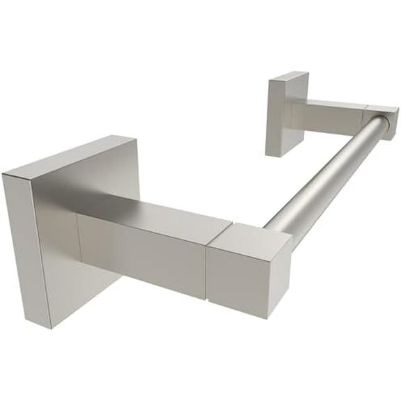 Hand Towel Holder, 9-inch Hand Towel Bar, Square Base Towel Ring, 304 Stainless Steel Towel Rack for Bathroom, Wall Mounted (Brushed Nickel)