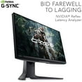 thumbnail image 4 of Alienware AW2521H 25" 360Hz 1080p PC Gaming Monitor Bundle with RGB Keyboard and Mouse, 4 of 11
