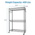 thumbnail image 3 of TINANA Portable Closet, Freestanding Closet Organizer, Clothes Rack with Shelves, Hanging Rods, Storage Organizer, for Cloakroom, Bedroom, 3 of 9
