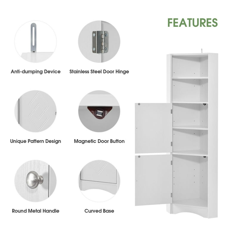 White Stainless Steel Bathroom Corner Shelf, For Home