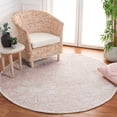 thumbnail image 2 of SAFAVIEH Precious Dylan Abstract Area Rug, Pink/Ivory, 6' x 6' Round, 2 of 7