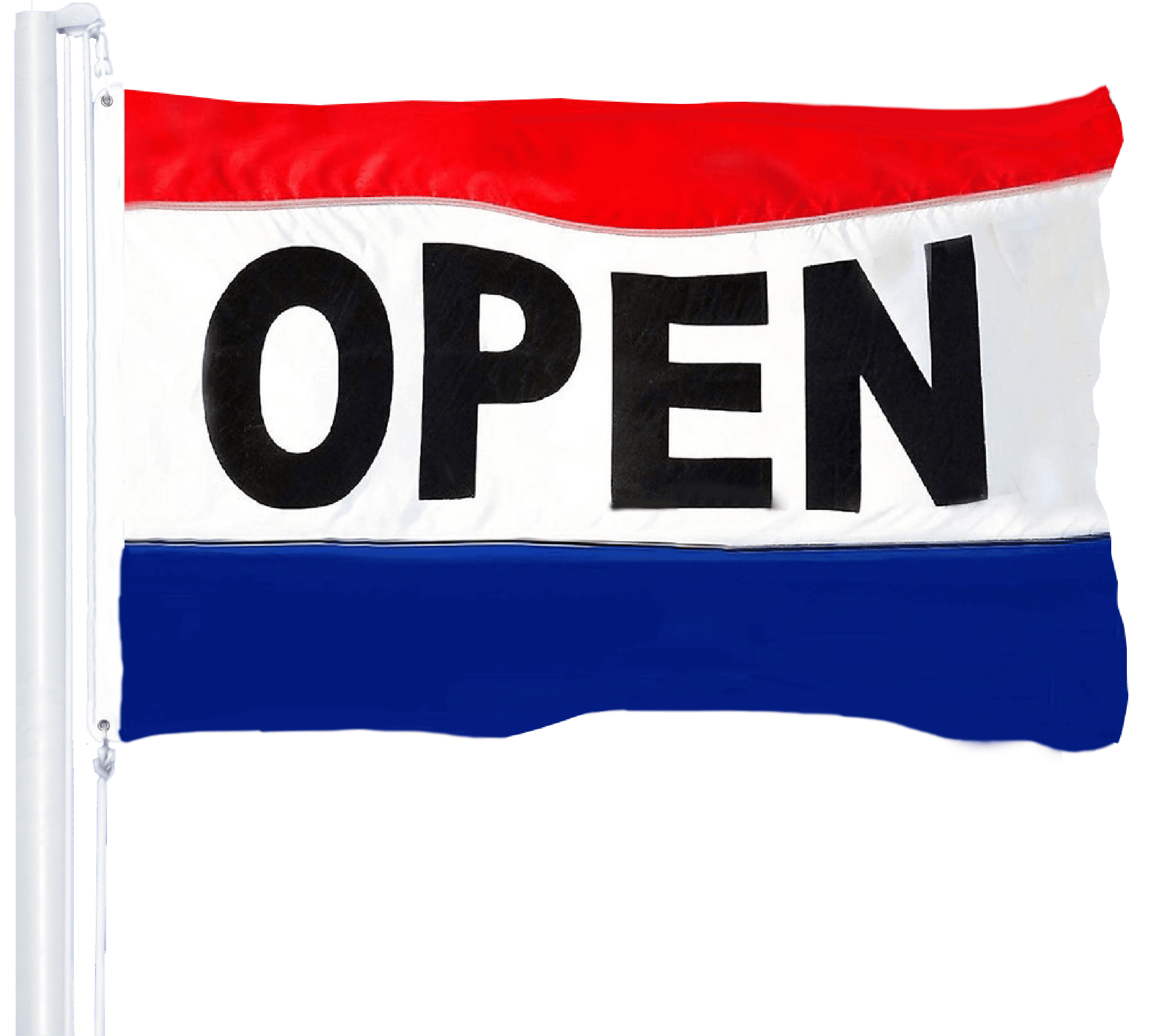 Open flags