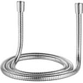 thumbnail image 1 of 71 inches Kink-Less Chromed Flexible Stainless Steel Shower Hose (Extra Long) - Replacement for Handheld Showerhead Hose, 1 of 5