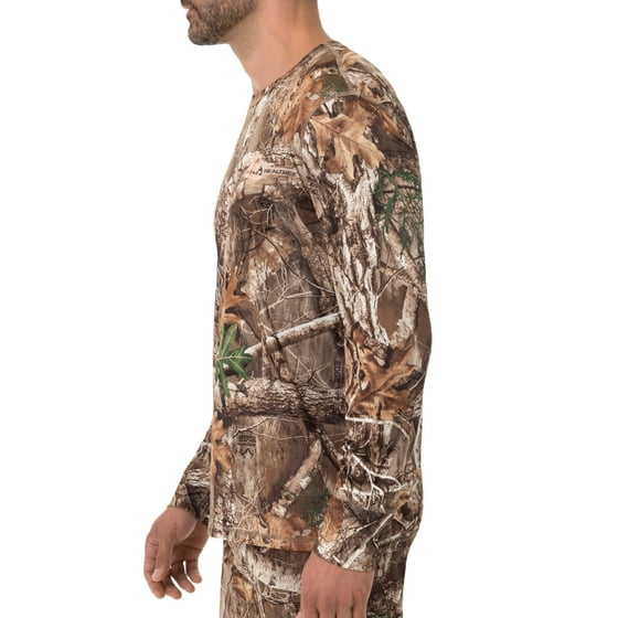 Realtree Men's Camo Fitted Baselayer Thermal Underwear Long Sleeve