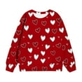 thumbnail image 7 of KyCheLot Girls Cute Sweatshirts Valentine's Day Printed Long Sleeve Casual Sports Crewneck Warm Pullover Tops 1-15 Years, 7 of 7