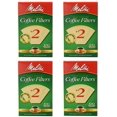 thumbnail image 2 of Melitta Cone Coffee Filter #2 100 Count- Natural Brown (Pack Of 4), 2 of 3