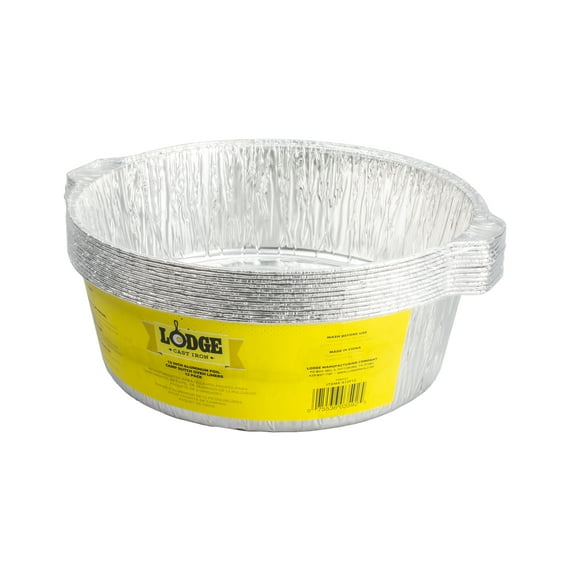 Lodge 10" Dutch Oven Foil Liners, A10F12, 12-Pack, Camping