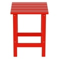 thumbnail image 4 of Polytrends  Laguna Hdpe All Weather Outdoor Patio Square Side Table Red, 4 of 7