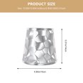 thumbnail image 2 of HINTRMENT Table Lamp Shade Lampshade Silver PVC Light Diffusion for Adults 1Pcs, 2 of 3