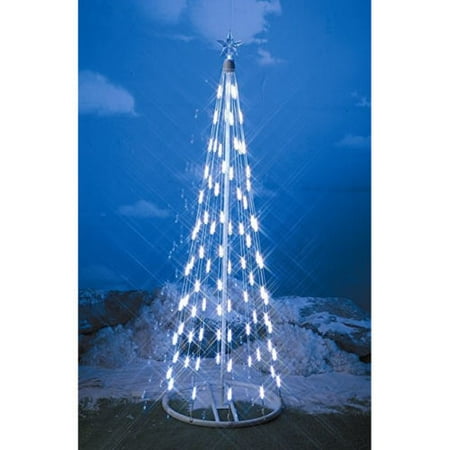 Homebrite 48" Inch White LED String Light Christmas Tree Cone 3 Feet
