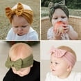 thumbnail image 6 of 8PCS Baby Nylon Headbands Hair Bows for Baby Girls Babies Newborn Infant Toddler 0-3 0-6 6-12 Months, 6 of 8