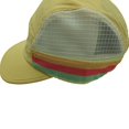 thumbnail image 4 of XIAOCHA Women's Color‑Striped Accent Baseball Cap Adjustable Baseball Hats Outdoor Dad Hat,Yellow, 4 of 6