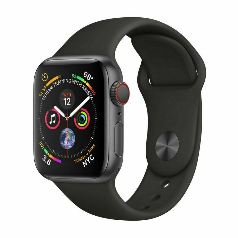 Restored Apple Watch Series 4 (GPS + Cellular) 40mm Smartwatch ...