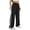 Black, variant on Sweatpants for Women Summer Wide Leg Pants with Pockets Elastic Waistband Comfy Pants Lightweigt Jogging Pants Light Grey M