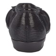 thumbnail image 5 of Women's Walking Cradles Freya Ballet Flat Black Nubuck/Patent Lizard Print 8 XW, 5 of 7