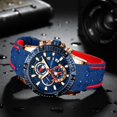 thumbnail image 3 of Mens Watches Military Sports Watch (Chronograph/Waterproof/Luminous/Calendar) Silicon Band Quartz Watch for Men, 3 of 6