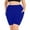 Blue2, variant on tarylea Plus Size Yoga Shorts High Stretch Slim Fitted Leggings Solid Color Shorts with Pockets Casual Comfy Workout Gym Shorts