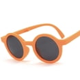 thumbnail image 4 of Gafas de sol plegables para niños, gafas de sol retro a prueba de sol con montura redonda para niños, gafas de sol coreanas con montura esmerilada para niños y niñas, 4 of 6