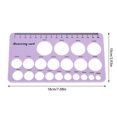 thumbnail image 3 of Breastfeeding Flange Sizing Tool Silicone Nipple Ruler Accurate Measuring Comfortable Skin Friendly Accessory for Nursing, 3 of 5