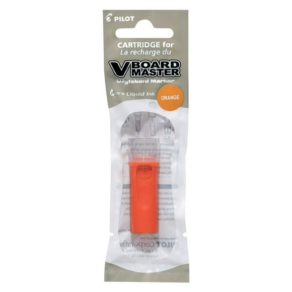 Pilot WBS-VBM-OR Cartouche d'Encre Effaçable à Sec pour Carte V Master orange (Lot de 1)