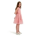 thumbnail image 4 of Kensie Girl Flocked Mesh Sleeveless Dress, Sizes 4-16, 4 of 4