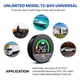 thumbnail image 5 of 4X Medidor de Voltaje de Capacidad de Batería de 12 V, 24 V, 48 V, 60 V, 84 V, Resistente Al Agua IP67, con Pantalla LCD Retroiluminada y Alarma de Bajo Voltaje para Litio, 5 of 5