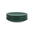 thumbnail image 4 of 10 Strawberry Street Wazee Matte  Coupe  Dinnerware, Salad Plate, Emerald Green, Set of 6, 4 of 4