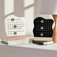 thumbnail image 7 of Desktop Perpetual Calendar, Reusable Block Calendar for Desk, Modern Ring Date Calendar, Record Cute Decor for Home Office Accessories Aesthetic, 7 of 7