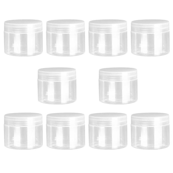 10 tarros de almacenamiento.