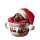 thumbnail image 2 of Mom's Best Adorno navideño de perro salchicha, cachorro navideño en tazas, adorno colgante para árbol de Navidad, espejo retrovisor de coche, adorno de perro dormilón, colección navideña, 2 of 2