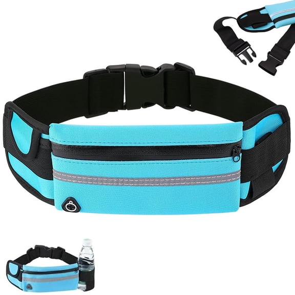 Anti-Theft Invisible Waist Bag for Travel, Hidden Storage Money Belt, Ultra-Slim Waterproof Waist Pack, Soft Stretchy Breathable Fabric for Running Hiking Cycling