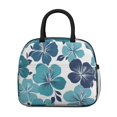 thumbnail image 2 of Obrewu Blue Pioneer Flower Lunch Bag for Adult, Insulated, Leakproof, Oxford Cloth, 2 of 7