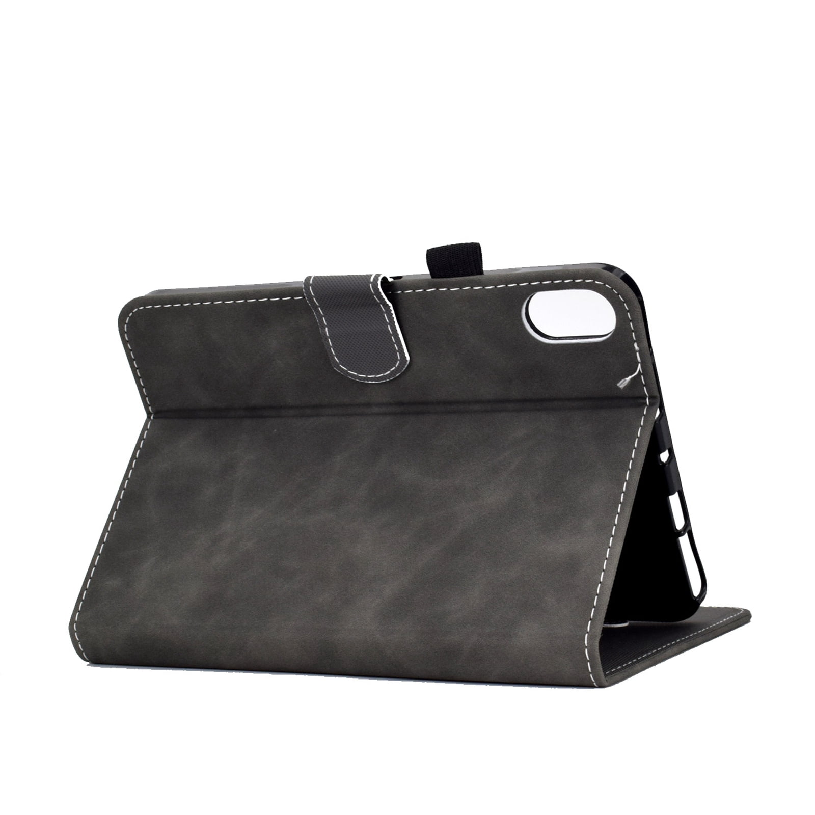 Dteck Case for  iPad 11-inch (A16) 2025/iPad 10th Generation 10.9 inch 2022,Magnetic Leather with Pencil Holder Pockets PU Leather Smart Folio Stand Wallet TPU Shockproof Cover,Gray