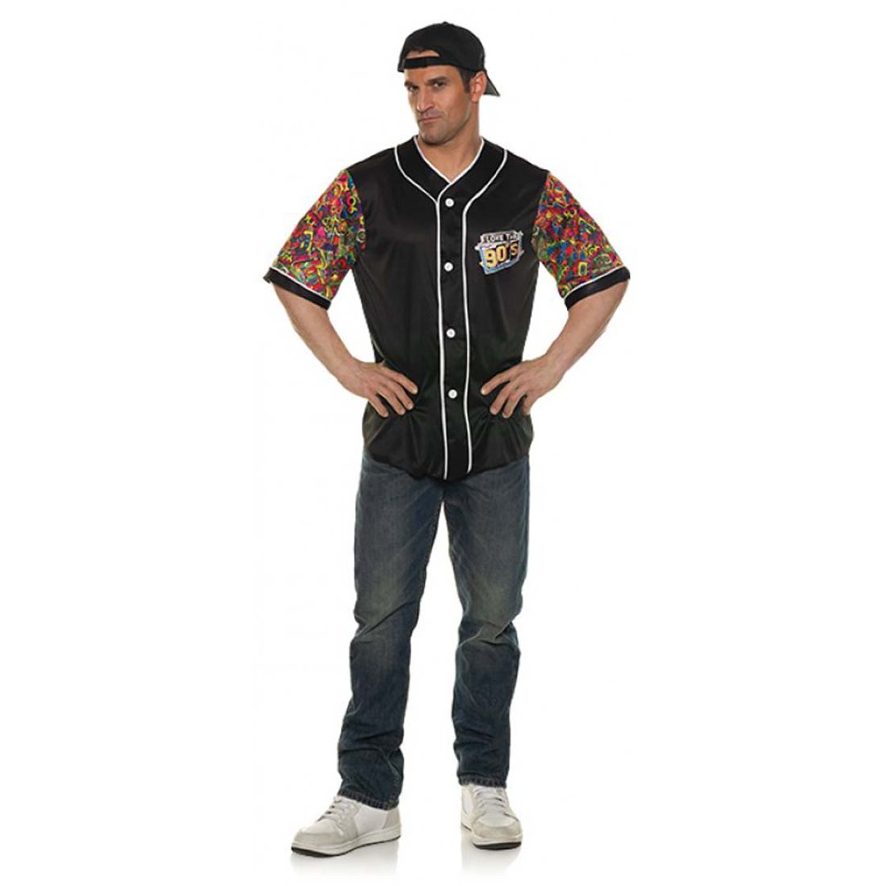 Chillin Mens Adult 90s Party Hip Hop Halloween Costume Baseball Jersey