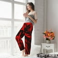 thumbnail image 5 of Kdxio Women's Comfy Stretch The Red Head Skull Print Drawstring Pajama Pants-Medium, 5 of 5