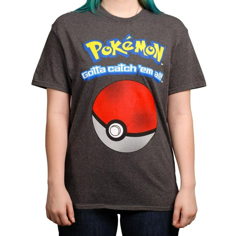 Pokemon Catch Em All Adult T-Shirt - Walmart.com