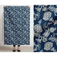thumbnail image 3 of Soimoi Printed Waterproof Taffeta Fabric - Blue Floral Theme | 56" Wide | For Outdoor Cushions, Awnings, Table Covers & Upholstery Projects, 3 of 7