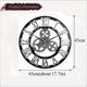 thumbnail image 2 of Silent Roman Numeral Wall Pendulum Clock 45cm, European Retro Creative Vintage Style Wall Pendulum Clock, 2 of 5