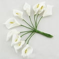 thumbnail image 3 of 96Pcs Mini Calla Ramo de Flores Artificiales Decoración de la Boda DIY Guirnalda Regalo, 3 of 5