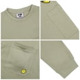 thumbnail image 3 of PTAHDUS FR Shirts for Men, 7.1oz Flame Resistant Clothing Long Sleeve FRC Shirts, NPFA2112 100% Cotton Welding Shirts Fire Retardant Clothes(7.1oz Khaki,4X-Large), 3 of 6