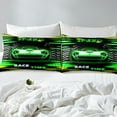 thumbnail image 3 of Manfei Sport Car 2pcs Duvet Cover Twin for Boys Girls,Abstract Buffalo Plaid Bedding Sets Twin Size,Extreme Sport Comforter Cover Breathable,Microfiber Car Room Decorative(No Comforter), 3 of 6