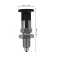 thumbnail image 2 of COOPHYA Spring Loaded Pin Self-Locking Positioning Pin Stainless Steel Multi 1Pcs, 2 of 8