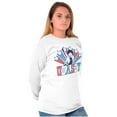 thumbnail image 3 of Betty Boop Retro Cartoon US Sassy Women Plus Size Long Sleeve Tee Brisco Brands 2X, 3 of 5