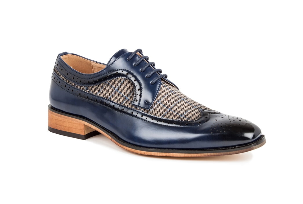 Gino Vitale Men's Wing Tip Brogue Two 